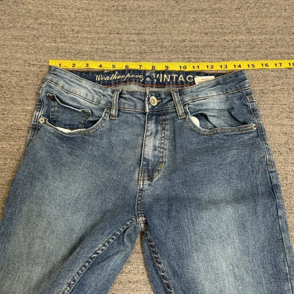 Weatherproof Vintage Skinny Fit Women's Blue Denim 32 x 32 - Picture 4 of 13